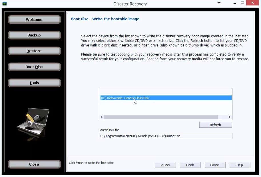 DR-Write-Bootable-Image-Step 5