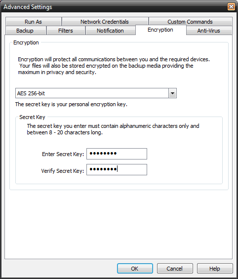 Encrypt Backup to Cloud