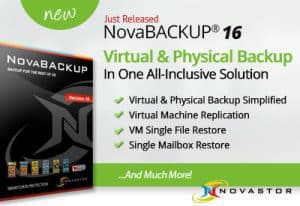 NovaBACKUP 16 Just Released