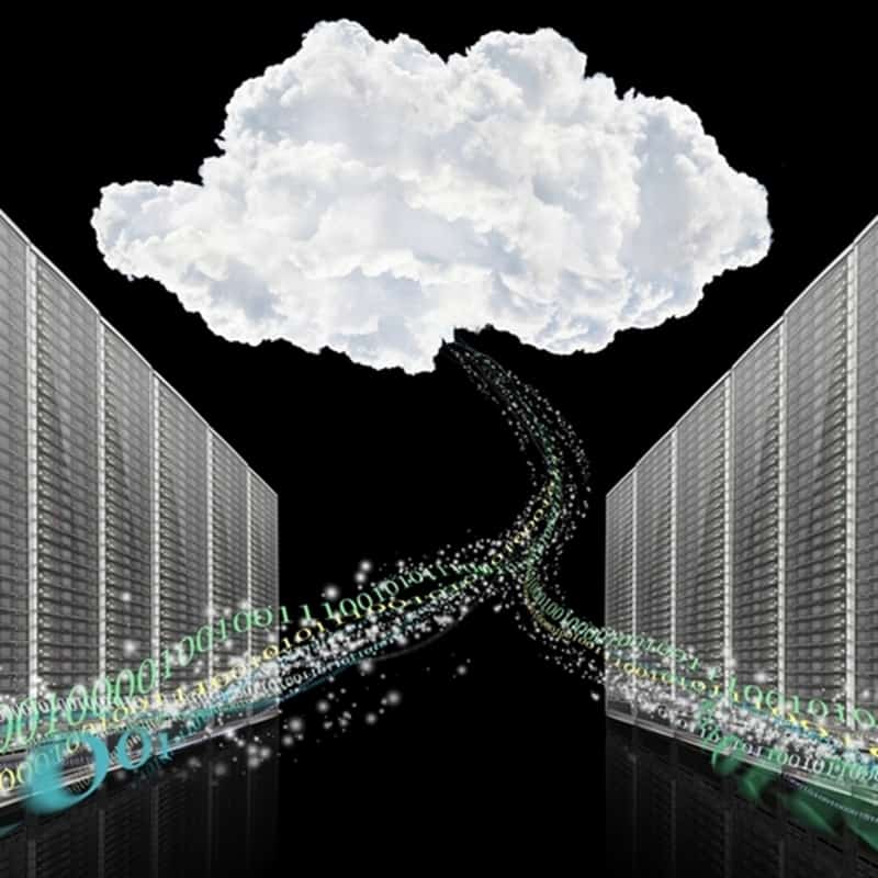 The cloud provides backup and security capabilities.