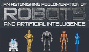 An Astonishing Agglomeration of Robots and Artificial Intelligence